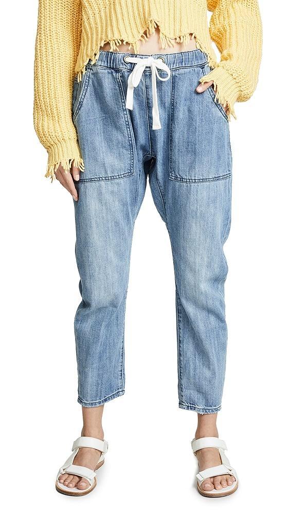 One Teaspoon Shabbies Drawstring Boyfriend Jeans | Shopbop Product Image