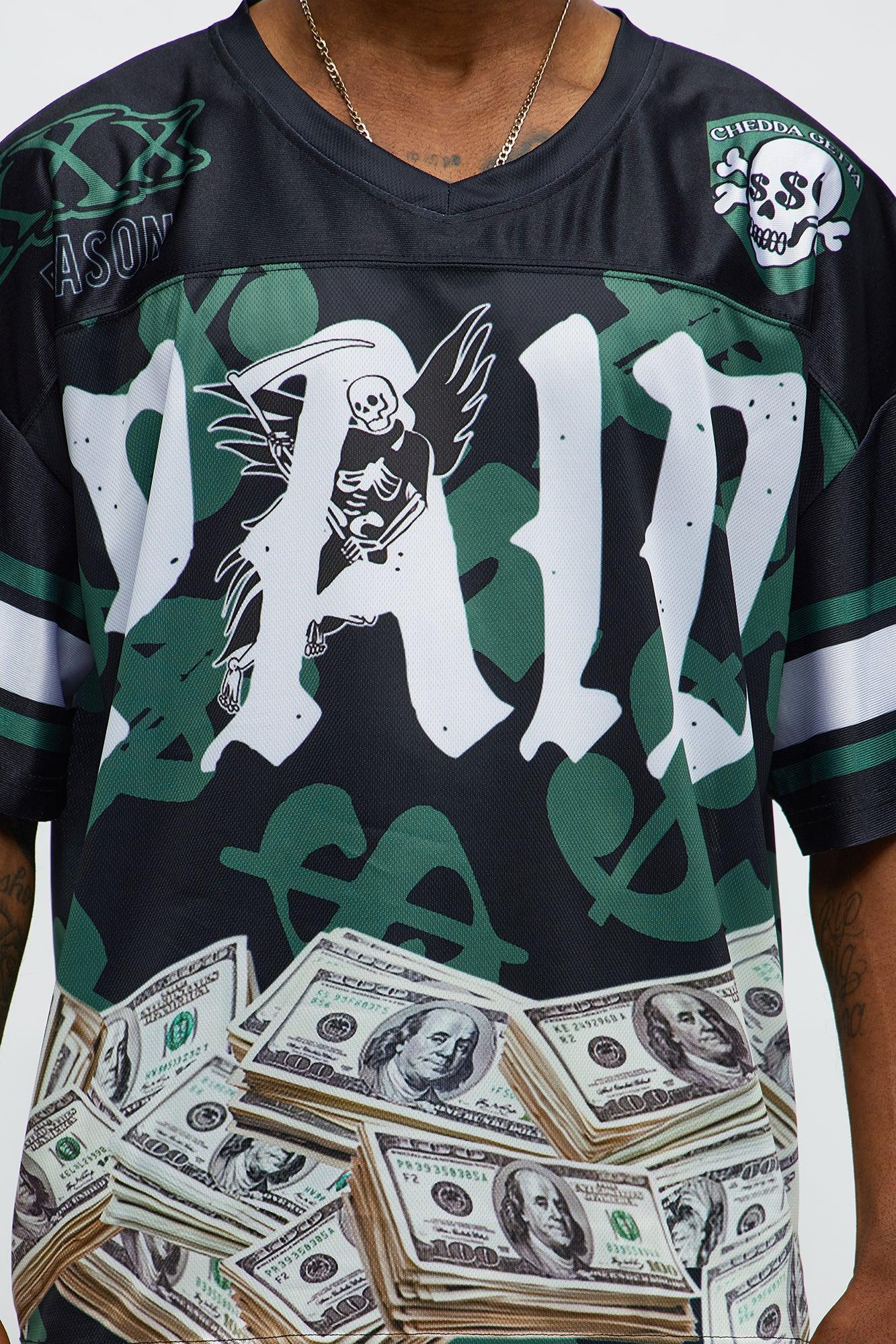 Paid In Full Football Jersey - Black/combo Product Image