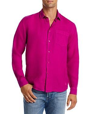 Vilebrequin Linen Solid Classic Fit Shirt Product Image