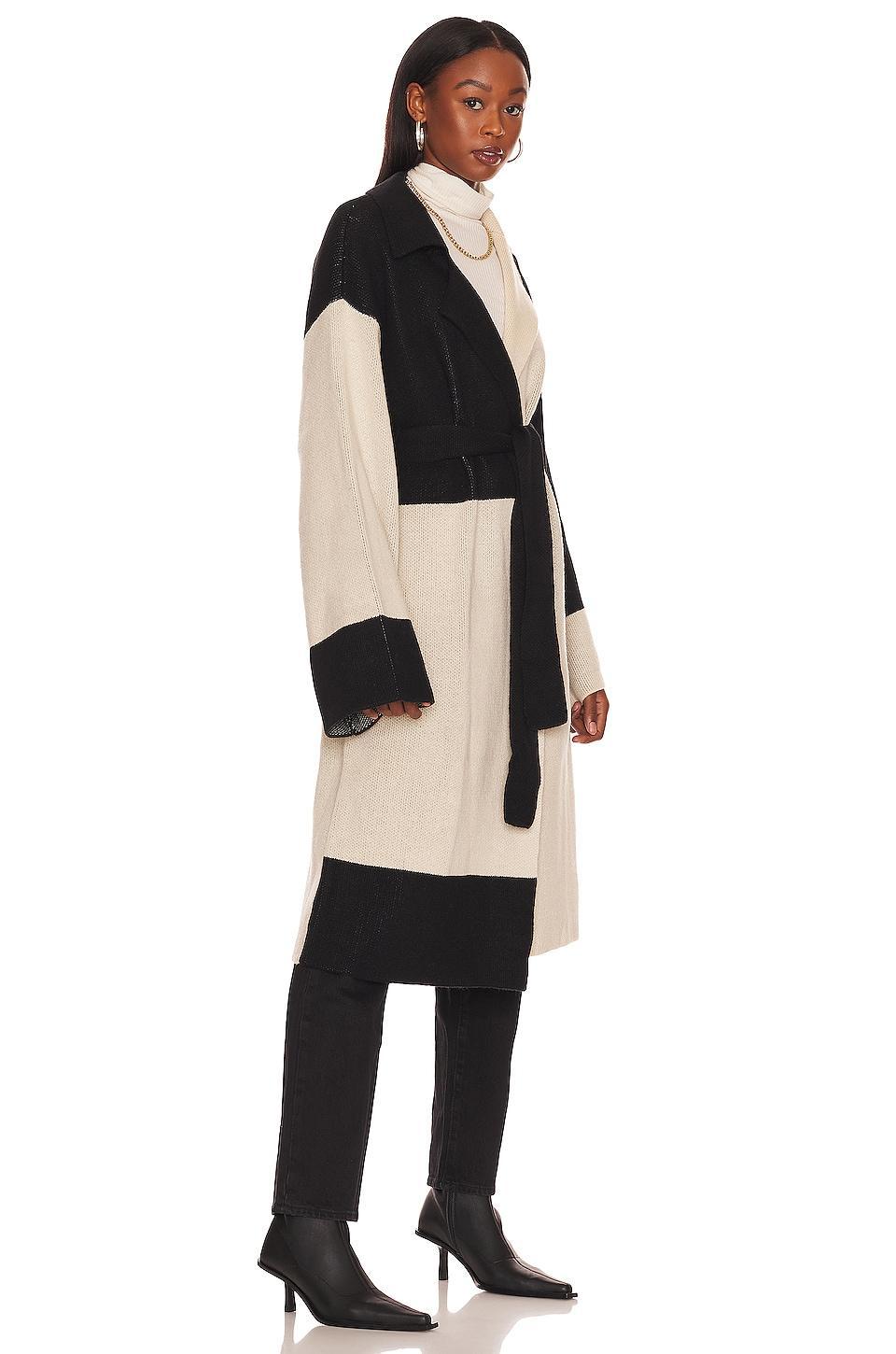 Jaren Color Block Long Cardigan L'Academie Product Image