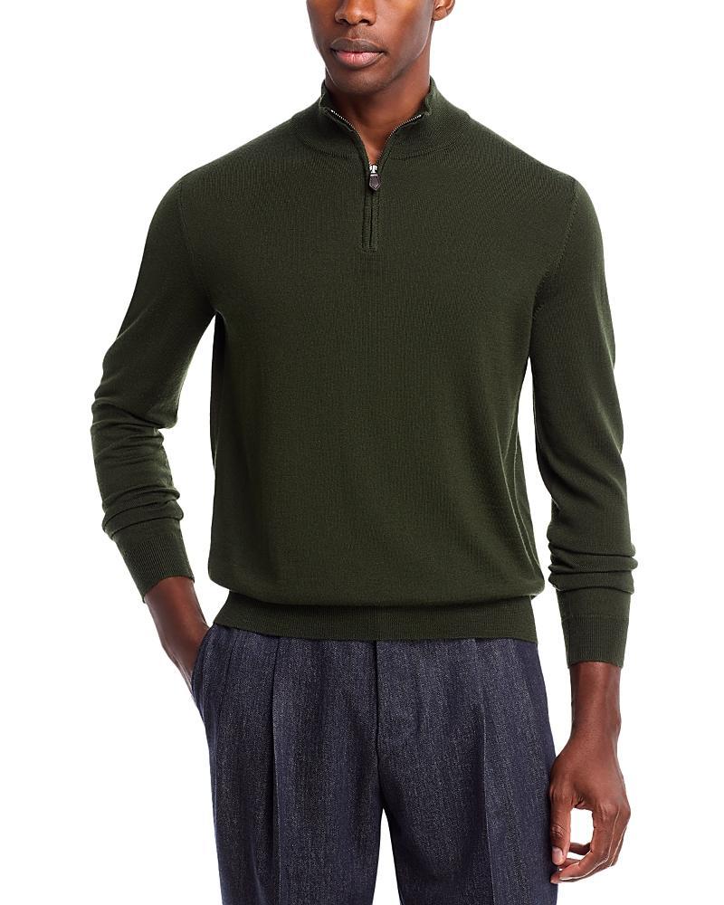 The Mens Store at Bloomingdales Quarter-Zip Merino Sweater - Exclusive Product Image
