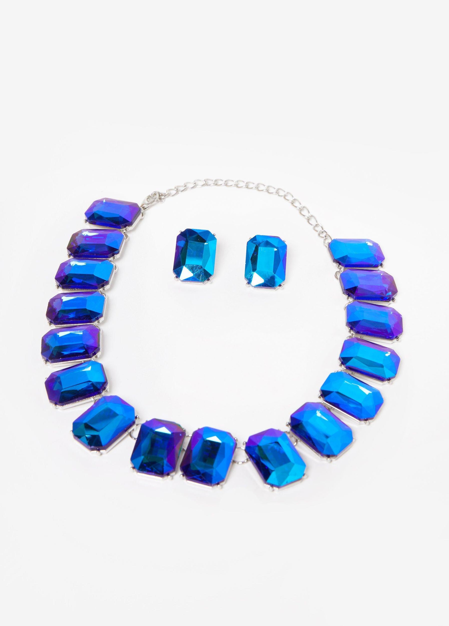 Crystal Necklace & Earrings Set Product Image