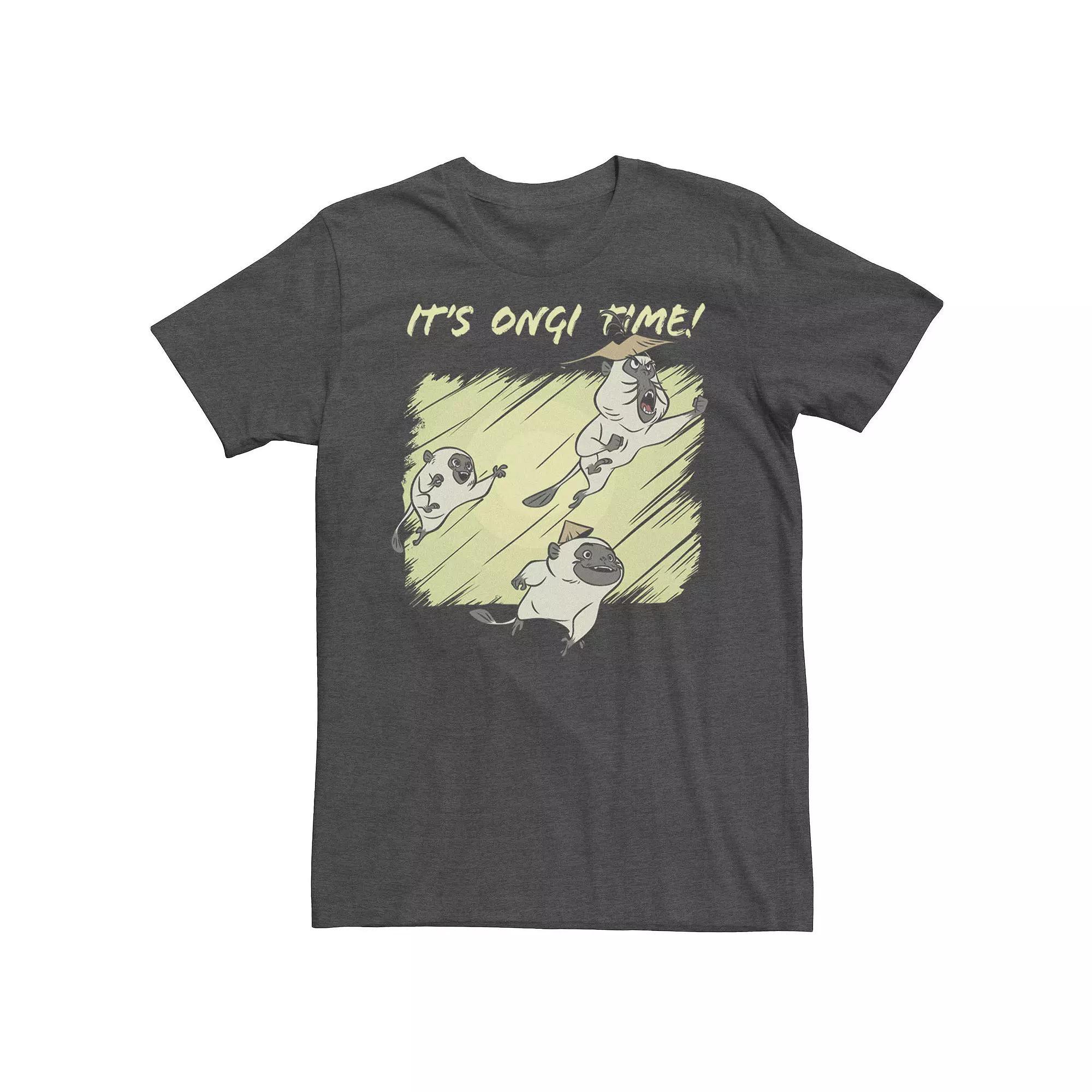 Disney's Raya And The Last Dragon It's Ongi Time Men's Tee, Size: XXL, Grey Heather Product Image