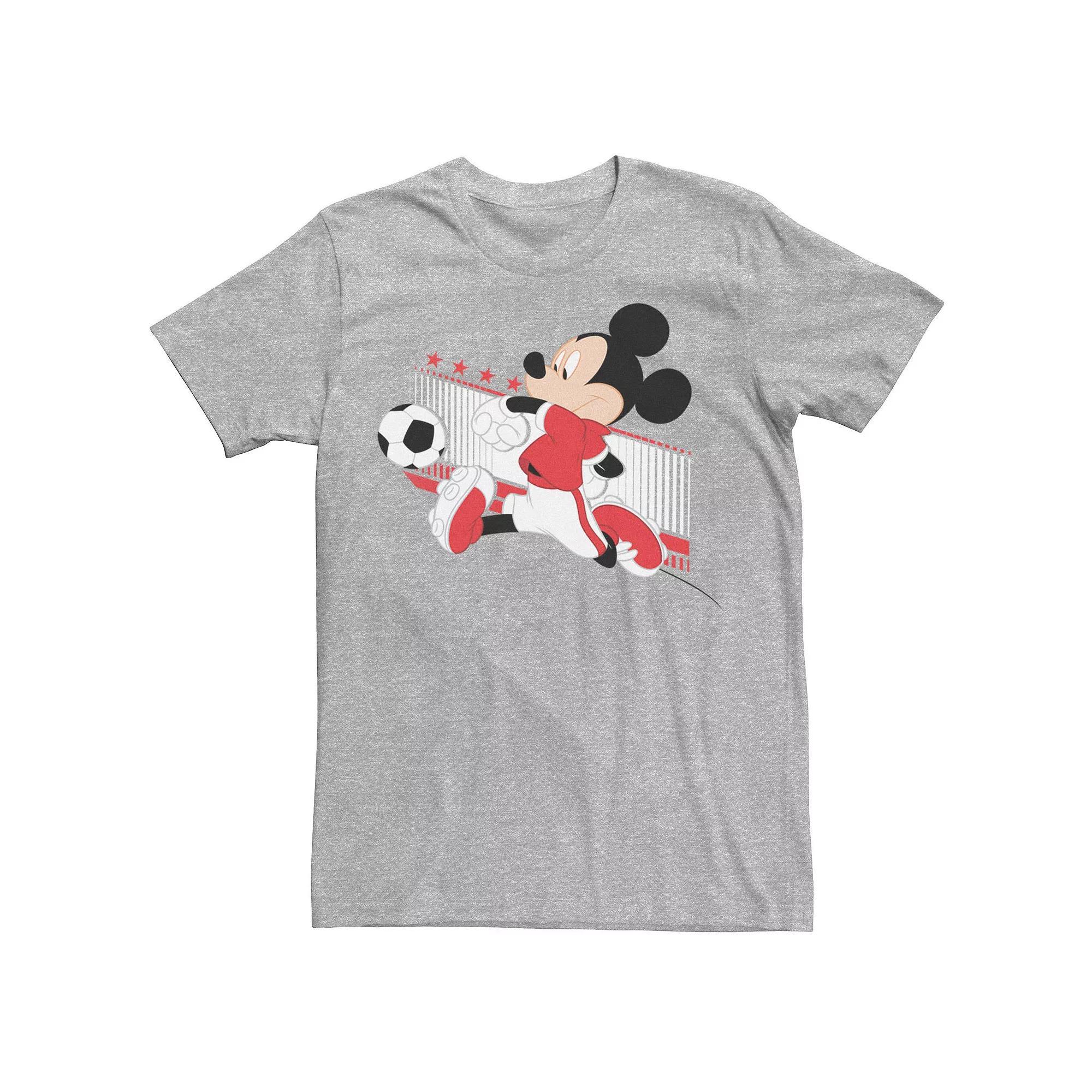 Disneys Mickey & Friends Canada Soccer Mens Tee Athletic Grey Product Image