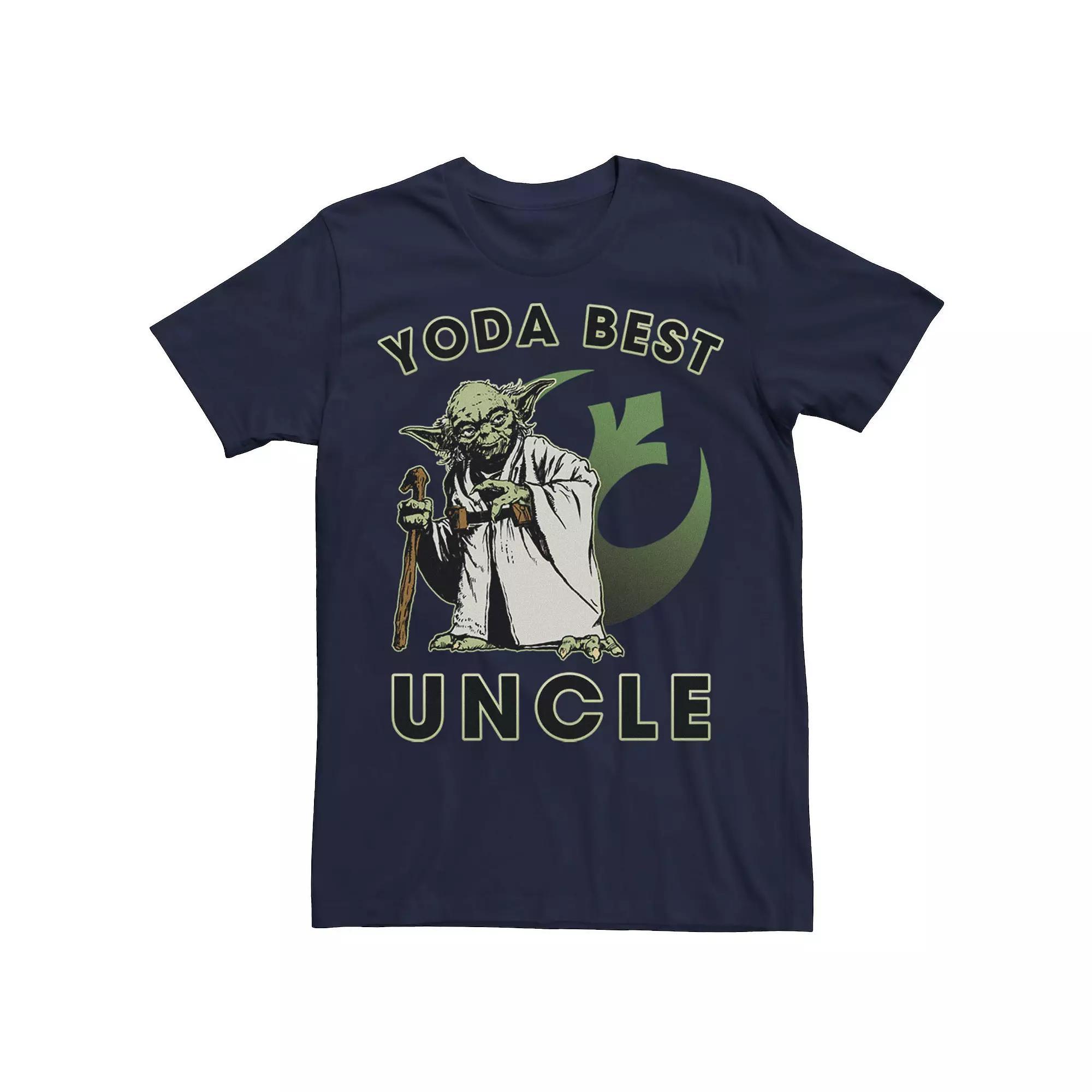 Men's Star Wars Yoda Best Uncle Rebel Logo Tee, Size: XL, Red Product Image