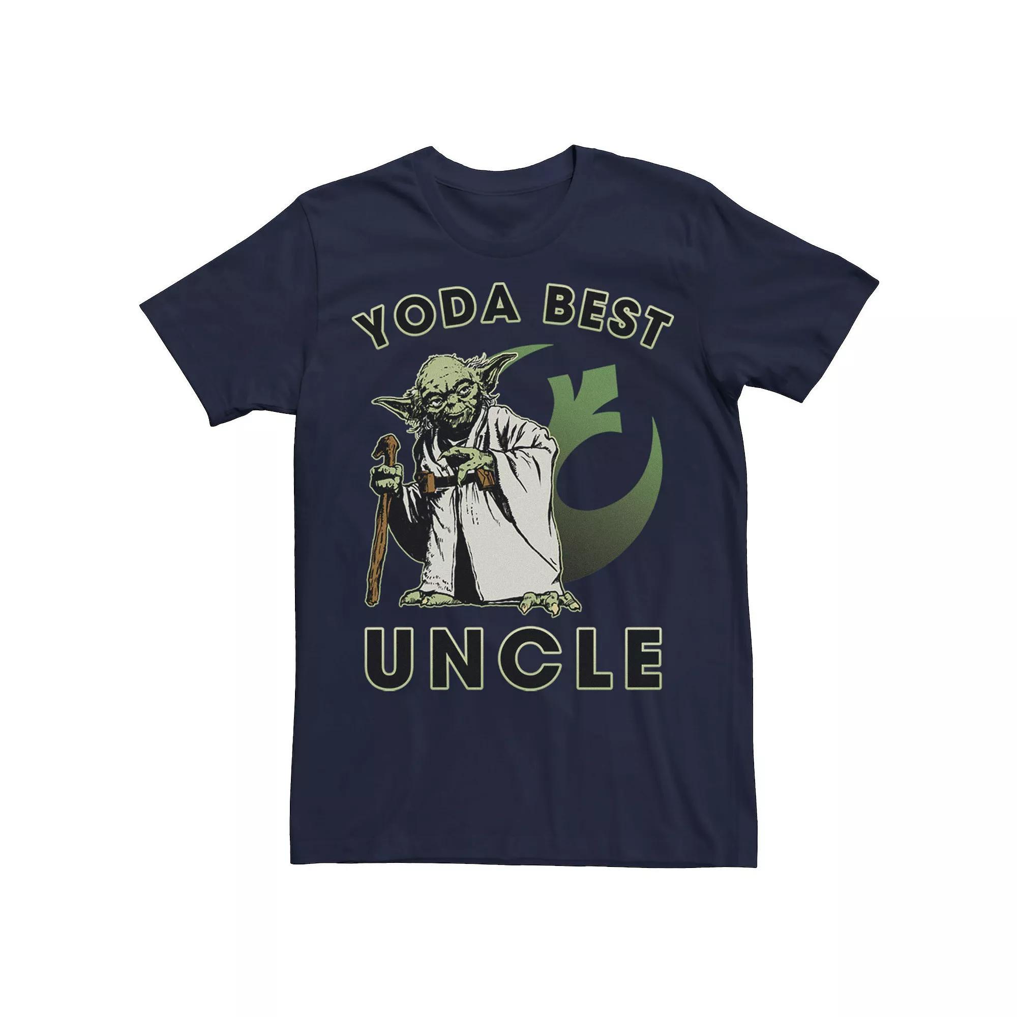 Men's Star Wars Yoda Best Uncle Rebel Logo Tee, Size: XL, Red Product Image
