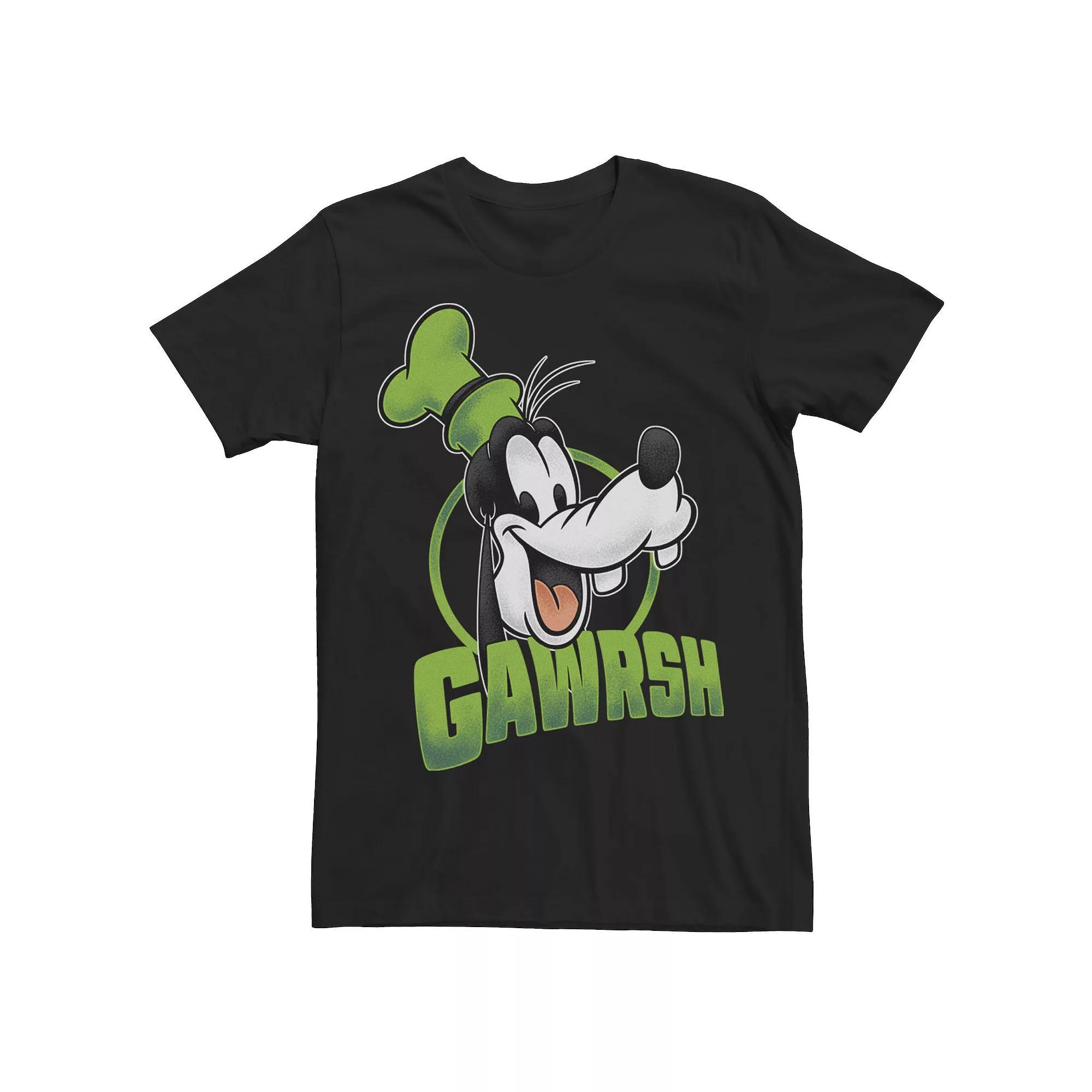 Disneys Mickey And Friends Goofy Gawrsh Portrait Mens Tee Product Image