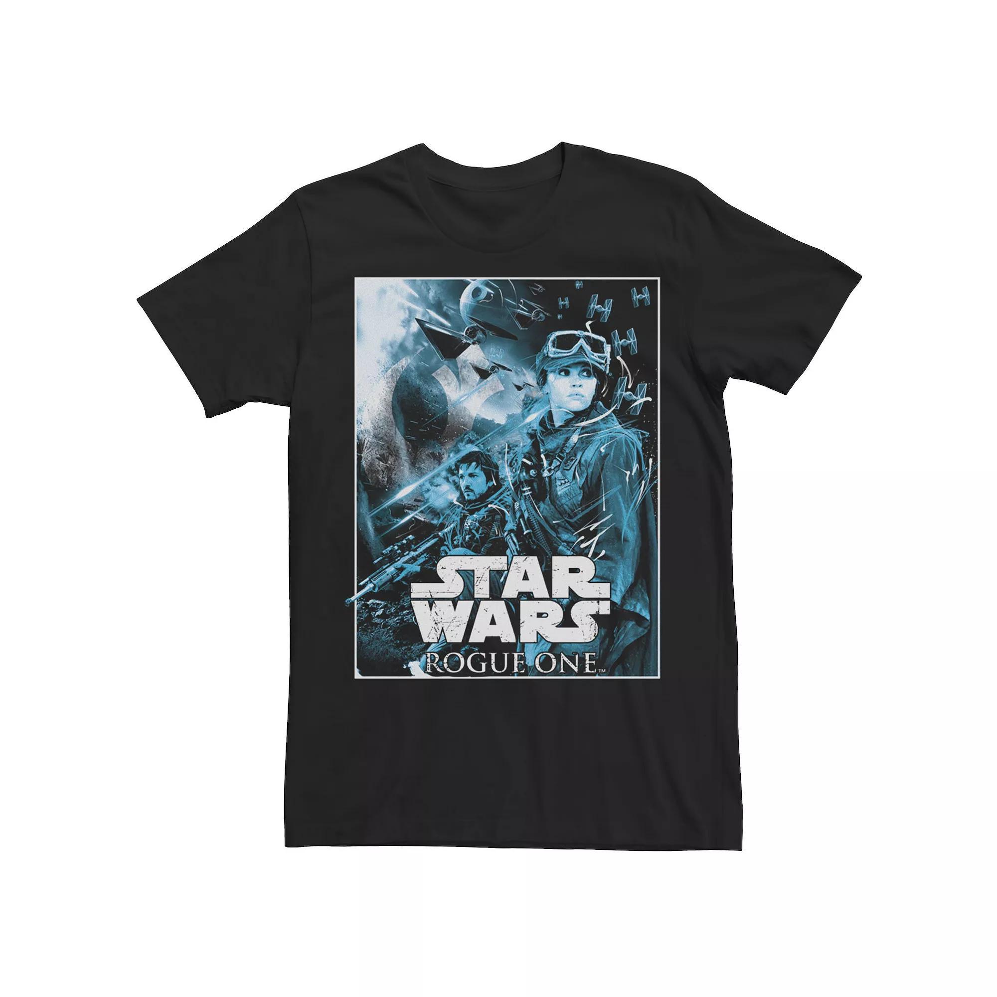 Men's Rogue One: A Star Wars Story Fight For Scariff Tee, Size: 3XL, Black Product Image