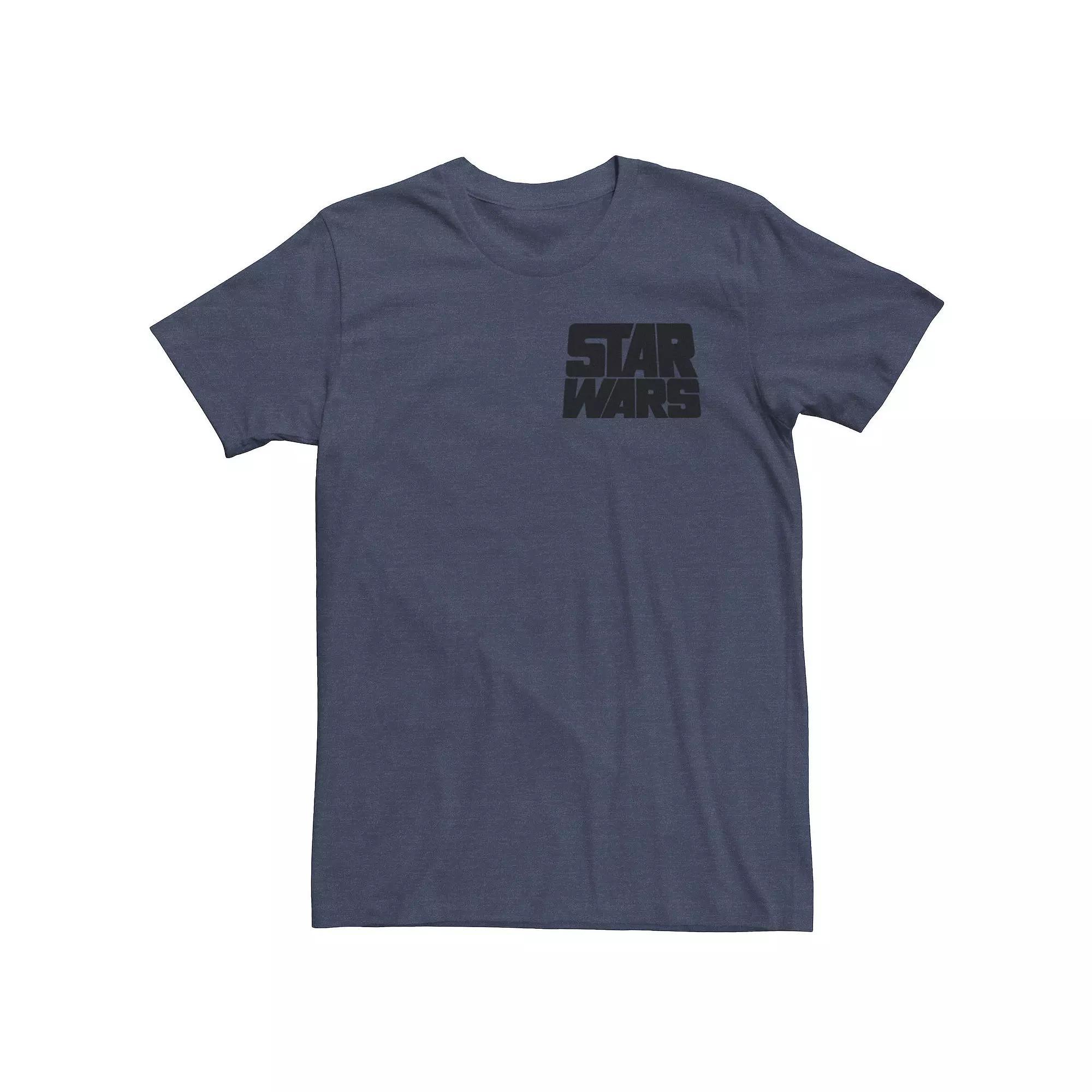 Men's Star Wars Boba Fett Grunge Profile Tee, Size: XL, Royal Grey Product Image