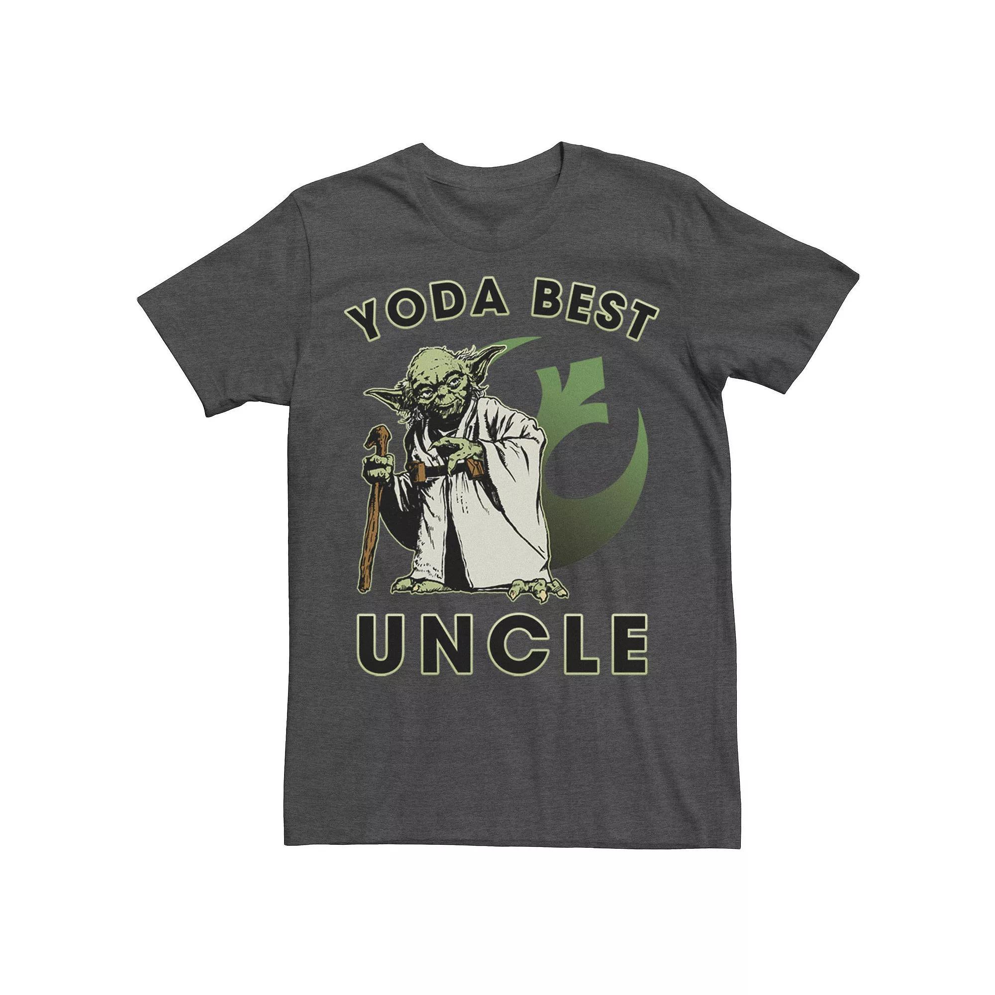 Men's Star Wars Yoda Best Uncle Rebel Logo Tee, Size: XL, Red Product Image