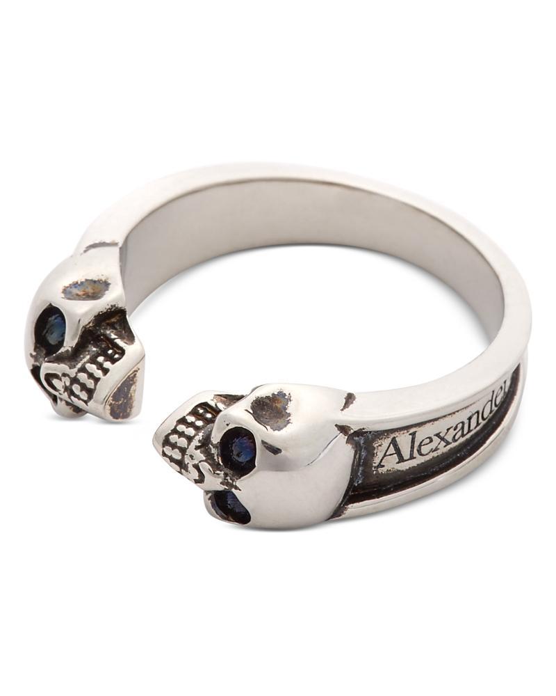 Alexander McQUEEN Twin Skull Ring Product Image