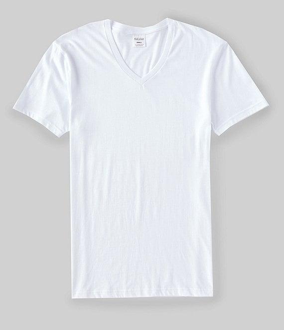 Gold Label Roundtree & Yorke Supima Cotton V-Neck Undershirts 3-Pack Product Image