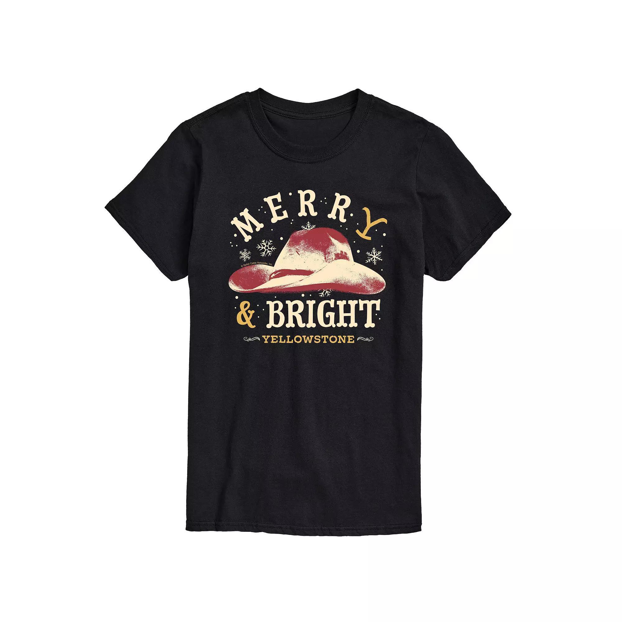 Mens Yellowstone Merry and Bright Graphic Tee Product Image