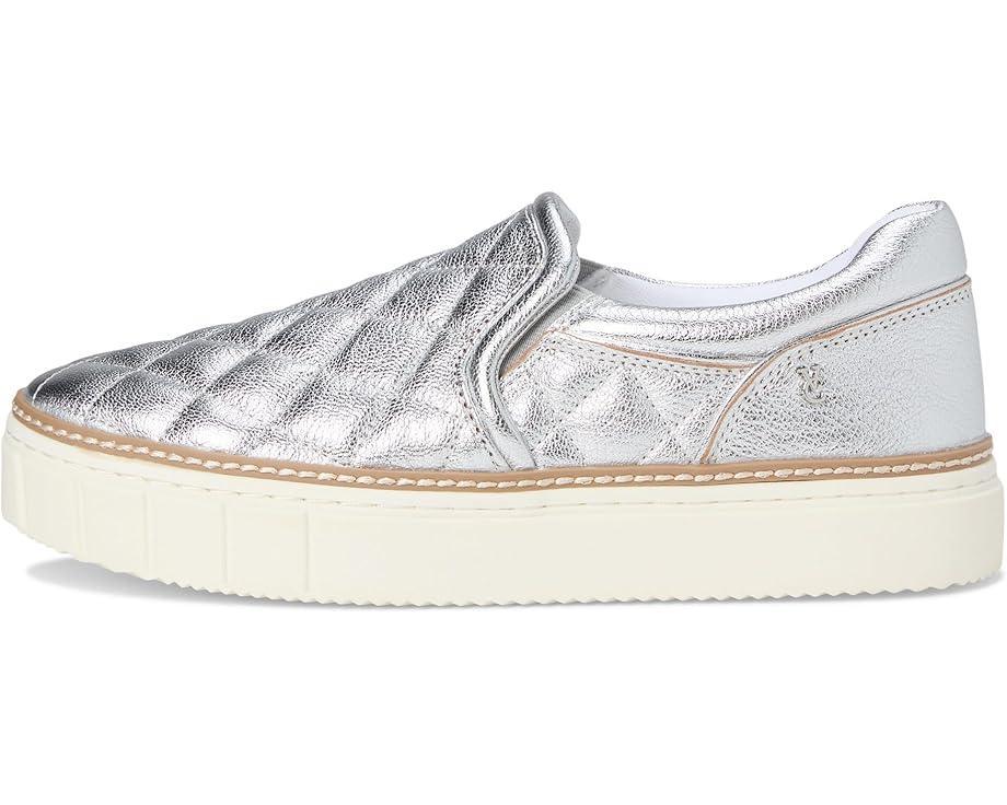 Rally Elastic Metallic Leather Slip-On Sneakers Product Image