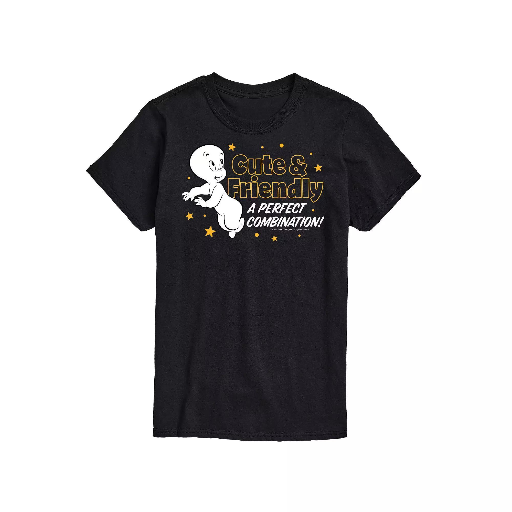 Big & Tall Casper Cute Friendly Graphic Tee, Mens Product Image