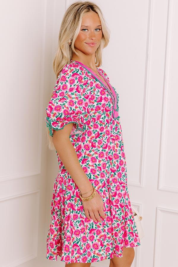 Sweet Personality Floral Mini Dress Product Image