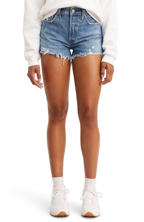 Levis 501 Original Denim Short Womens at Urban Outfitters Product Image