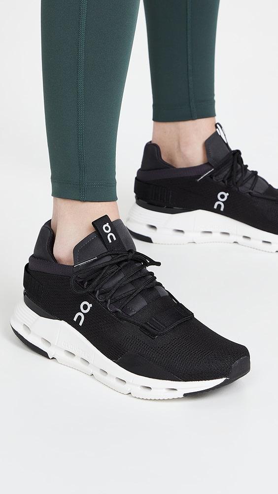 On Womens Cloudnova Low Top Running Sneakers Product Image