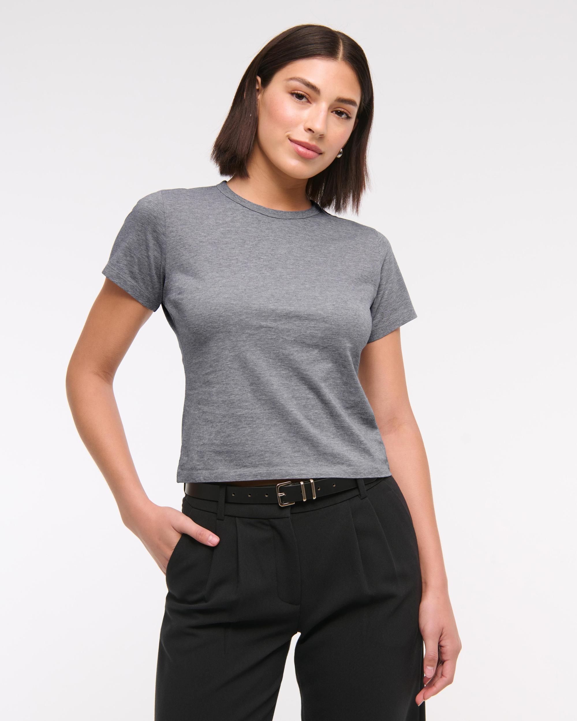 Essential Polished Body-Skimming Tee Product Image