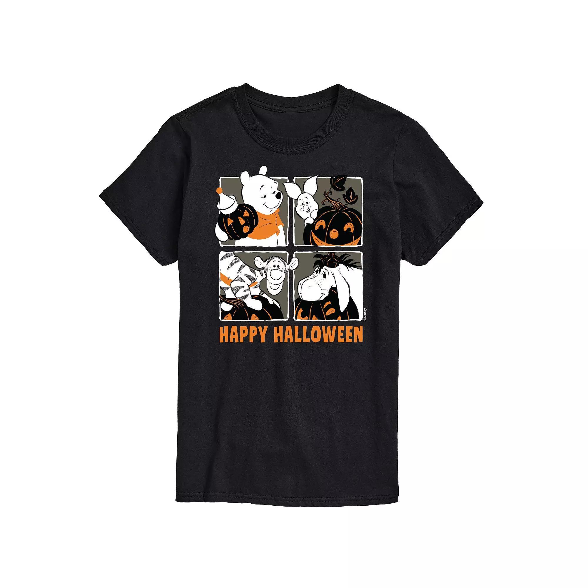 Disneys Winnie the Pooh Mens Happy Halloween Graphic Tee Product Image