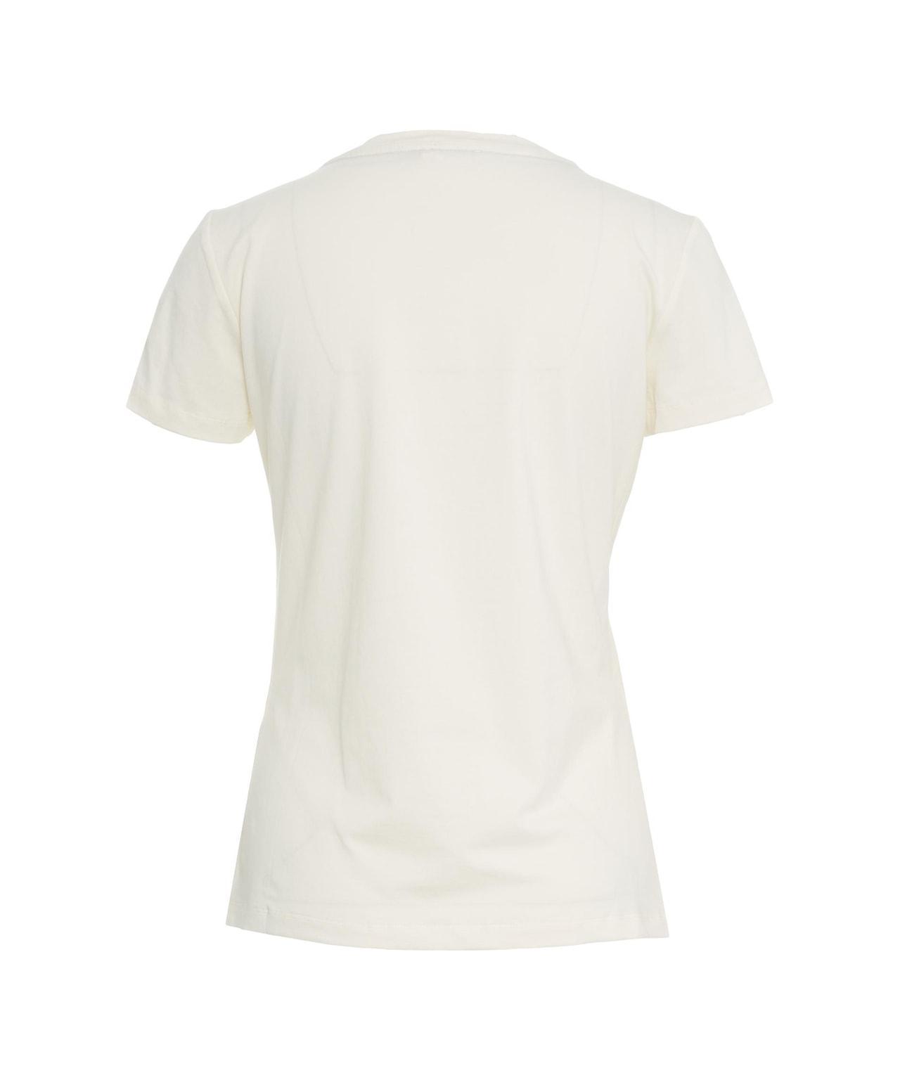 T-shirt with print and rhinestones Product Image