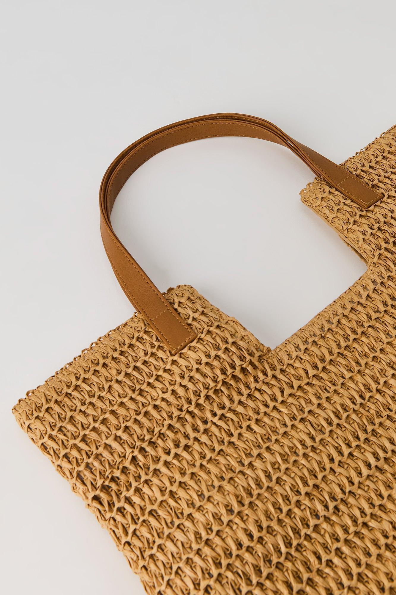 Straw Beach Bag Female Product Image