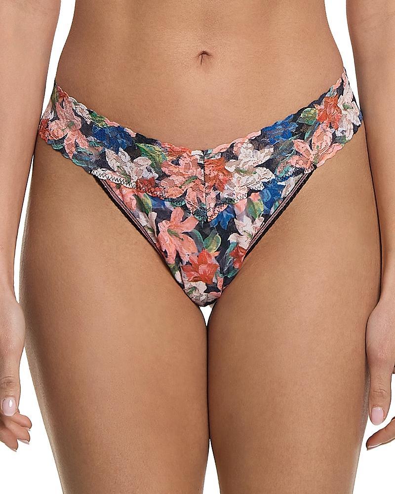 Hanky Panky Signature Lace Printed Original Rise Thong (Staycation) Women's Underwear Product Image