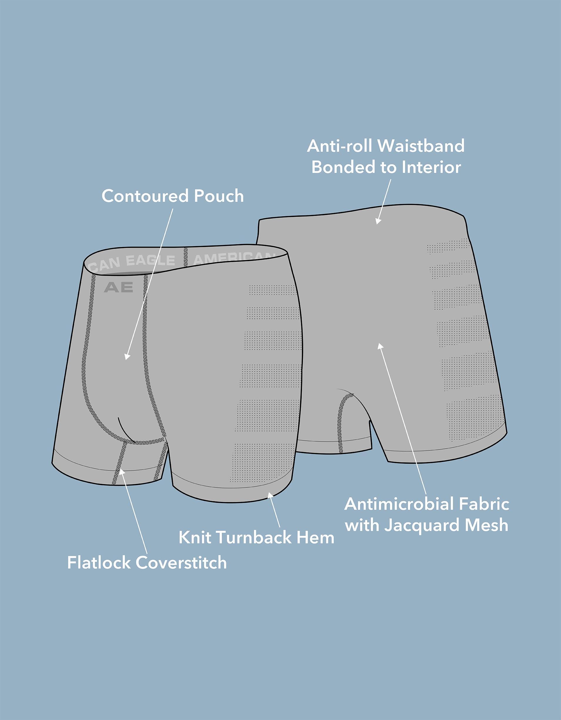 AEO Men's Waves 4.5" StealthMode Boxer Brief Product Image