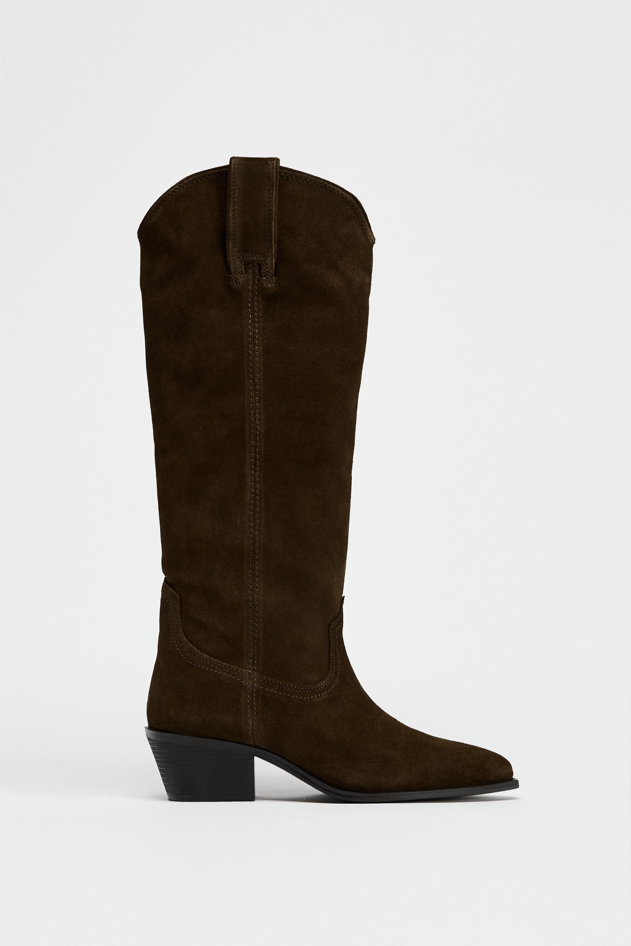 SUEDE COWBOY BOOTS Product Image