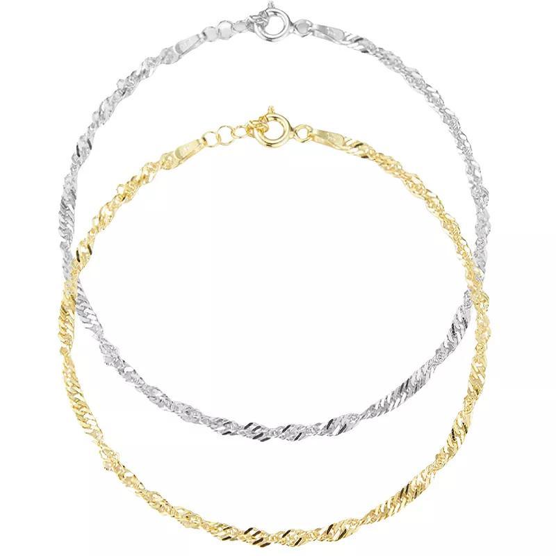 Sunkissed Sterling Cubic Zirconia Celestial Charm Necklace, Women's, Size: 16", Gold Tone Product Image