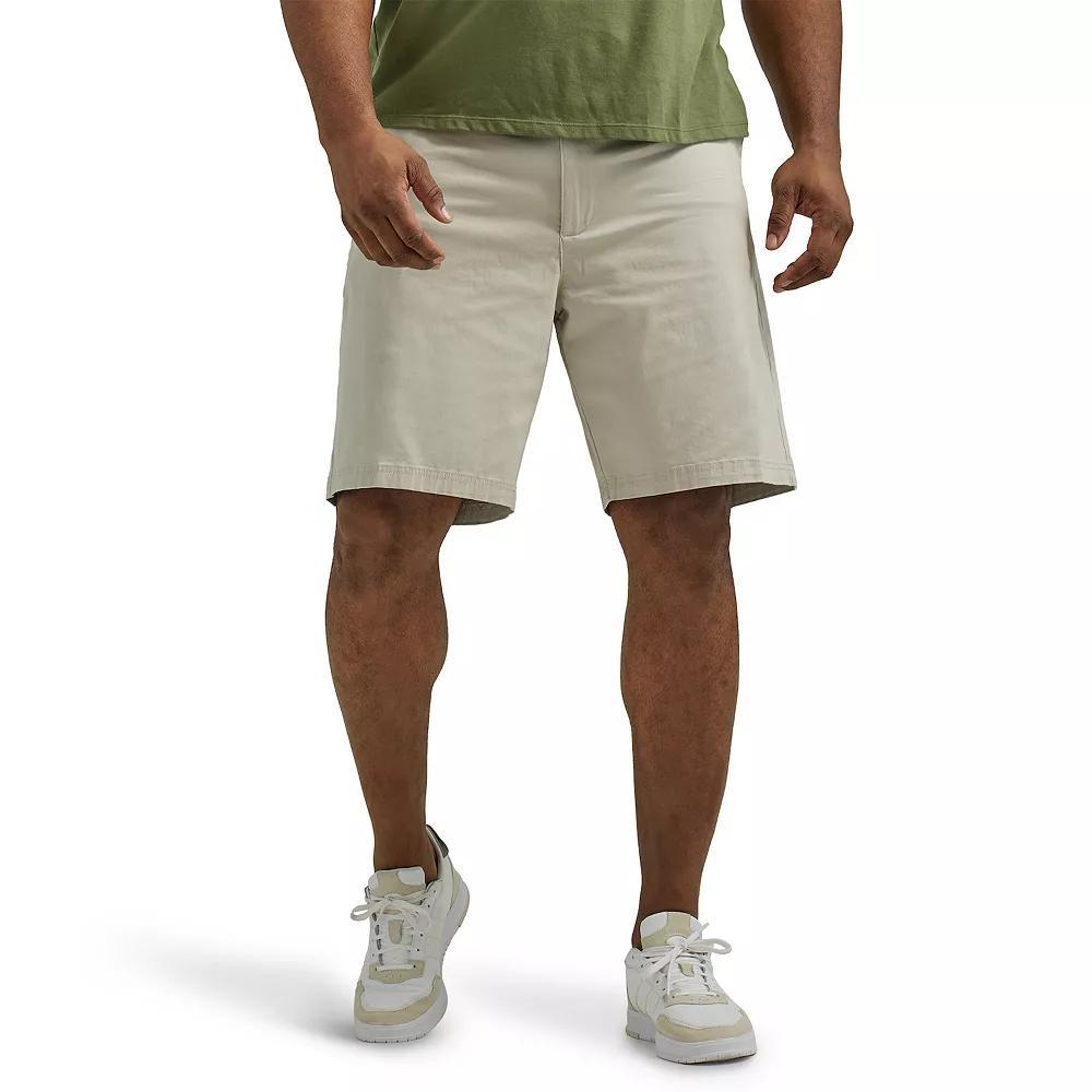 Men's Lee® 10" Extreme Motion Flat Front Shorts, Size: 36, Grey Product Image