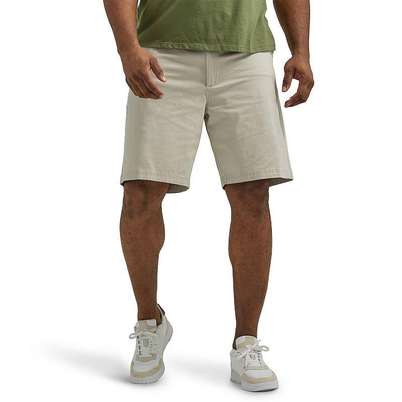 Men's Lee® 10" Extreme Motion Flat Front Shorts, Size: 36, Grey Product Image