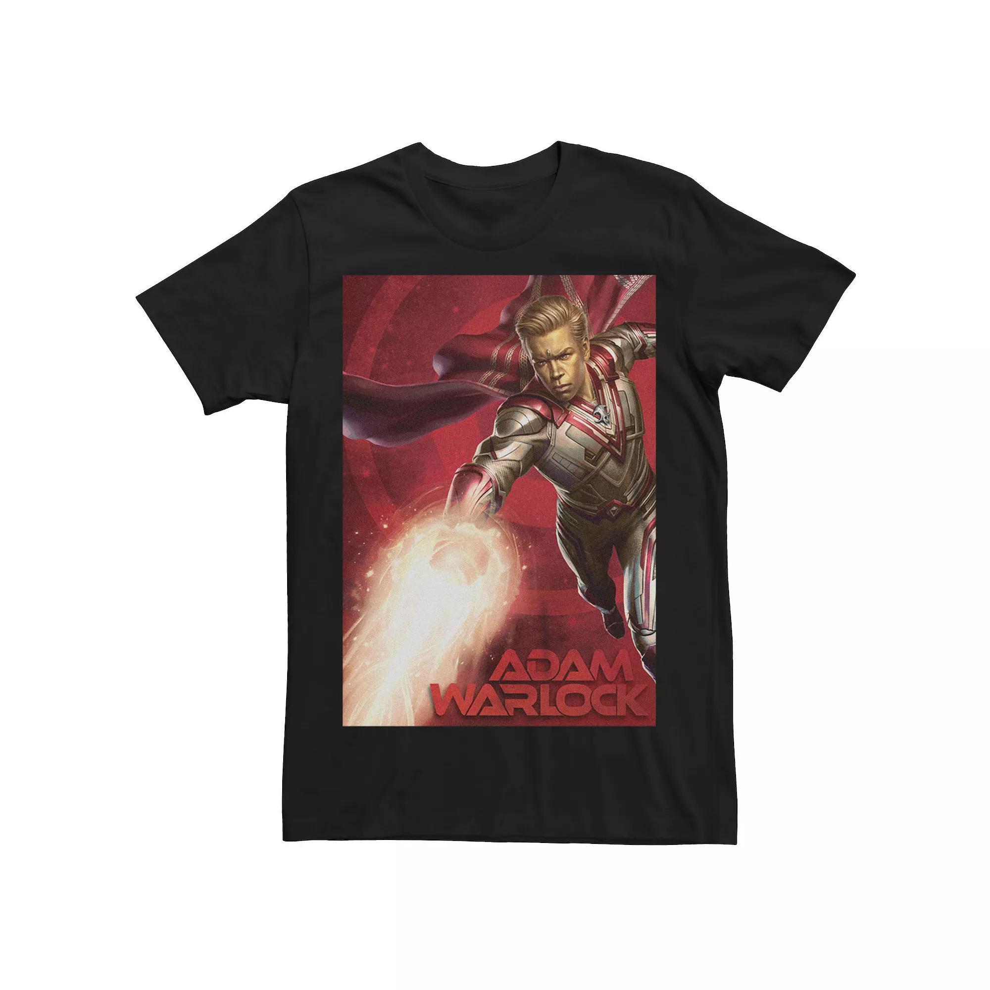 Big & Tall Marvel Guardians Of The Galaxy Vol. 3 Adam Warlock Poster Graphic Tee, Men's, Size: 4XL Tall, Black Product Image