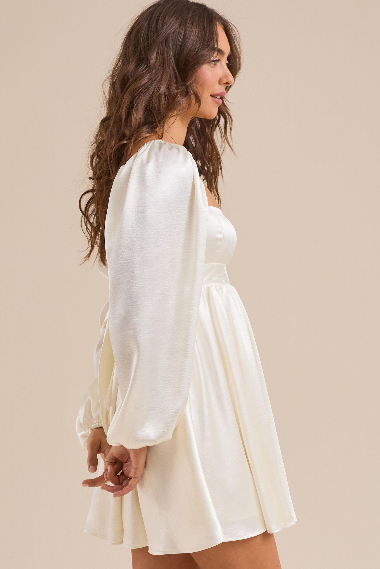 Aaliyah Satin Mini Dress Product Image