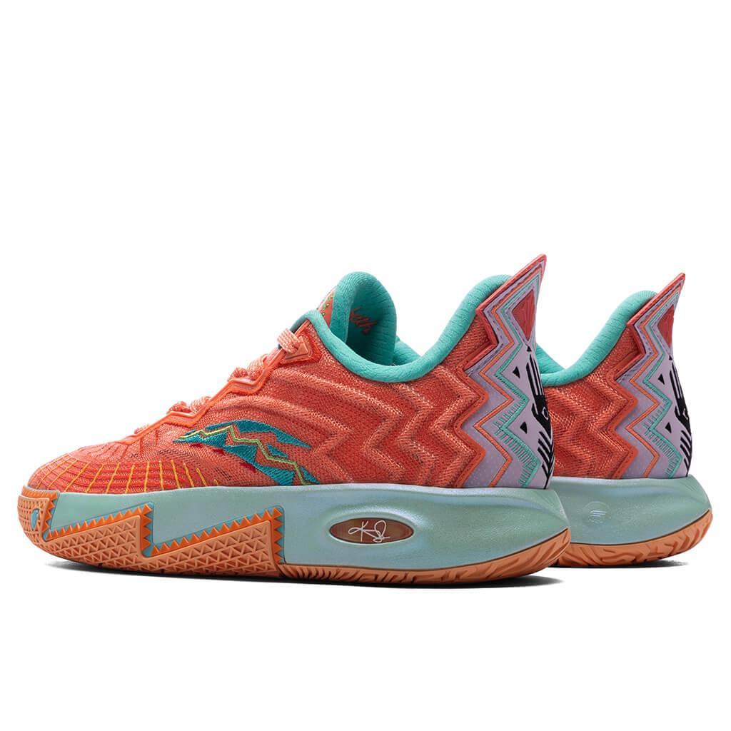 ANTA x Kyrie Irving Kai 2 'Sun' - Orange/Green/Purple Male Product Image