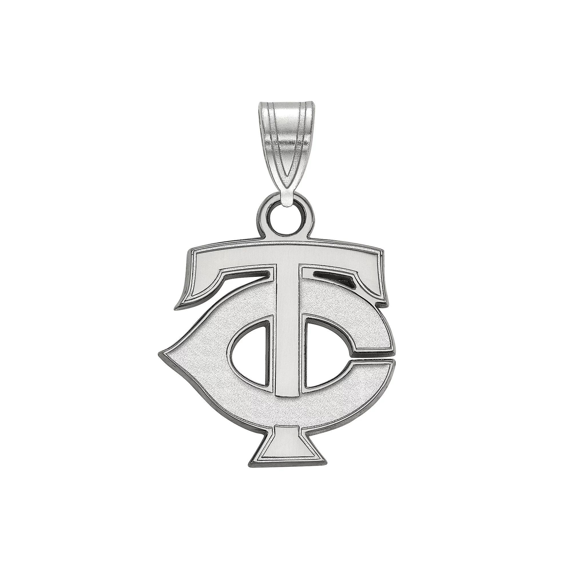 LogoArt Sterling Silver Minnesota Twins Small Pendant, Women's, Size: 19 mm, Gold Tone Product Image