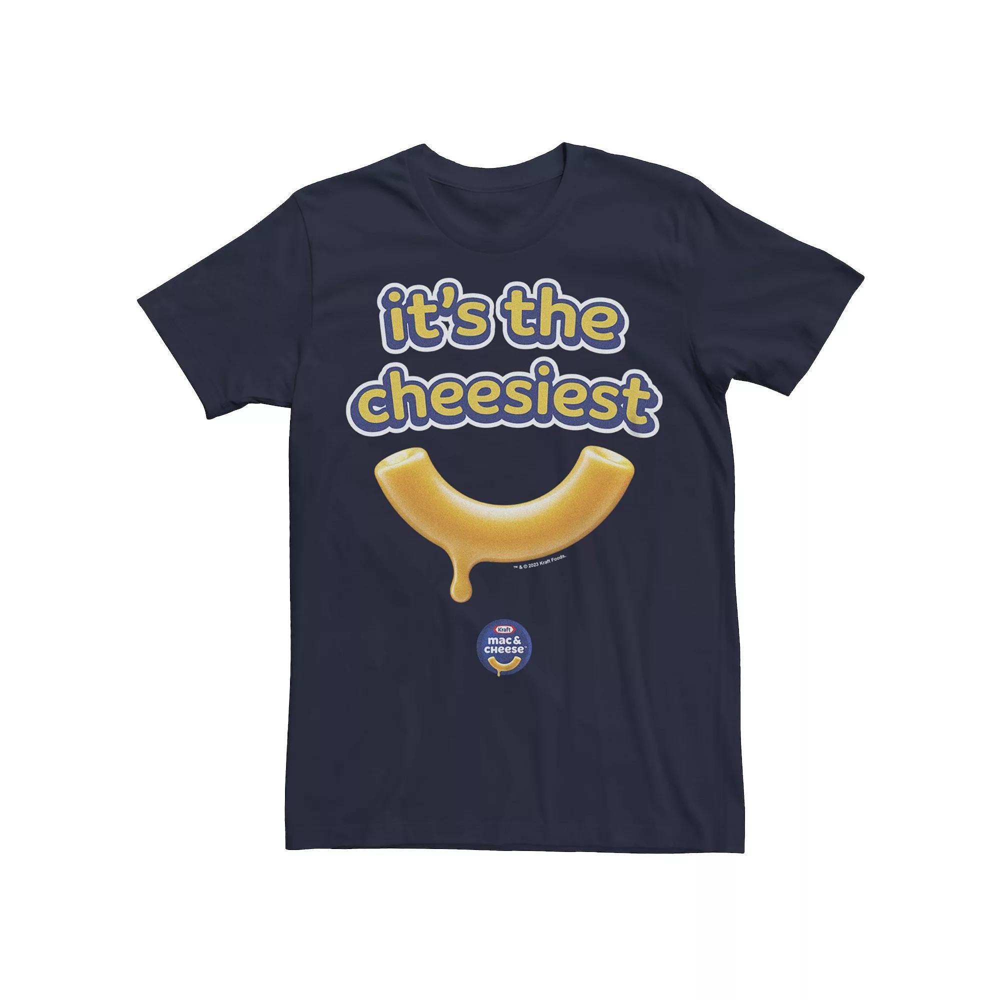 Men's Kraft Mac & Cheese It's The Cheesiest Graphic Tee, Size: Small, Blue Product Image