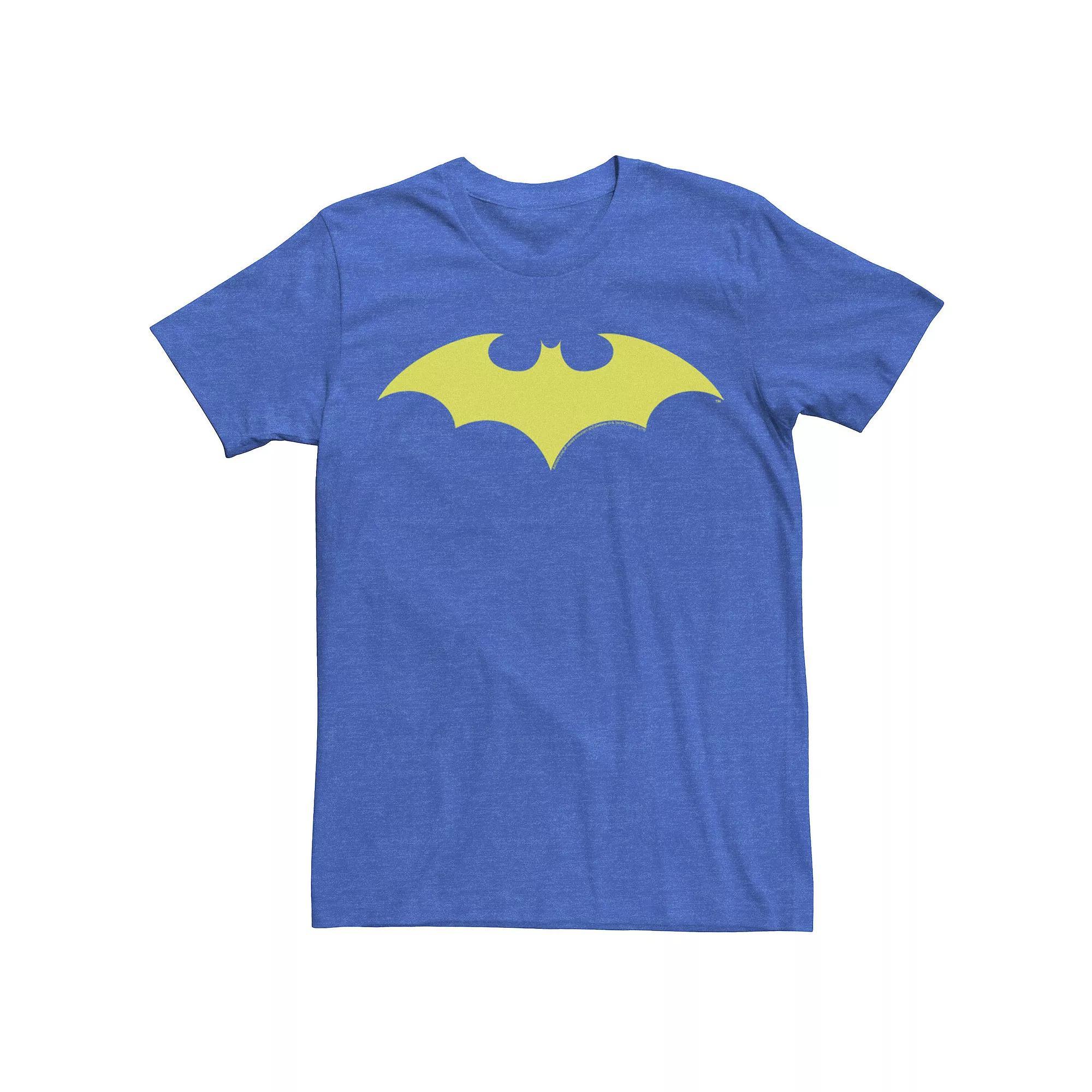 Men's DC Comics Batman Modern Chest Logo Tee, Size: 3XL, Royal Grey Product Image
