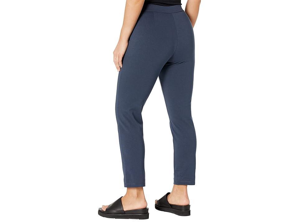 Eileen Fisher Petite High-Waisted Ankle Pants (Ocean) Women's Clothing Product Image