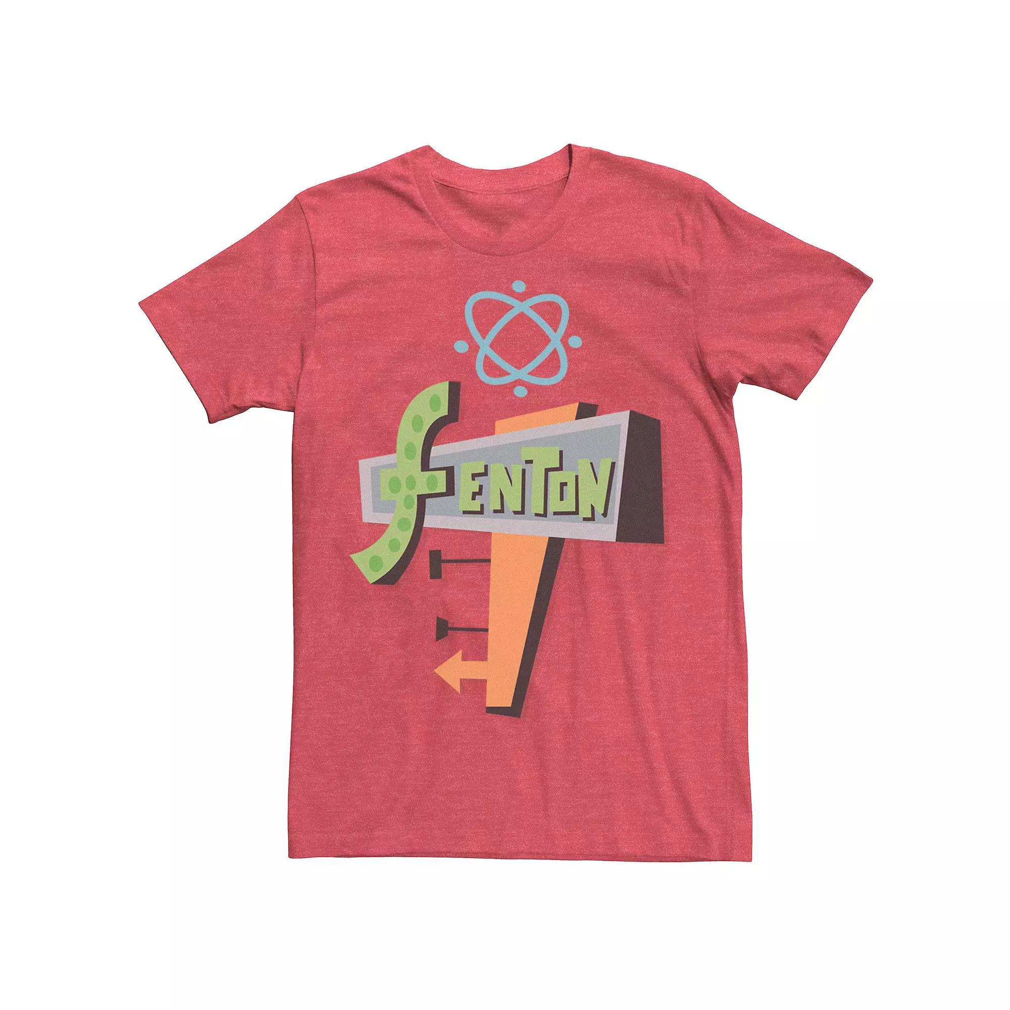 Men's Nickelodeon Danny Phantom Fenton Science Logo Tee, Size: Medium, Silver Product Image