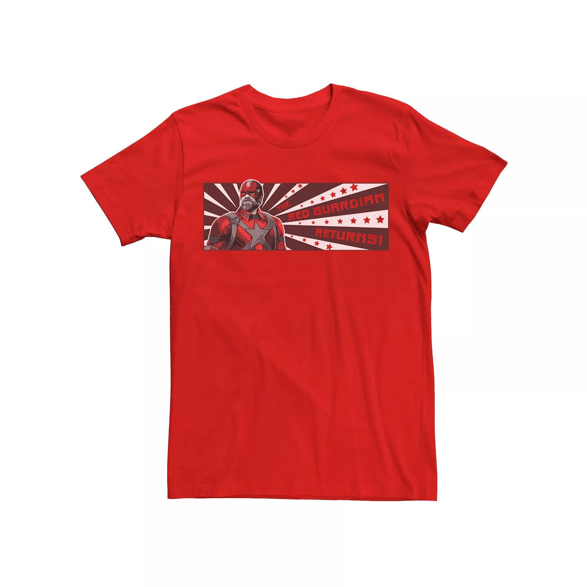 Men's Marvel Black Widow The Red Guardian Returns! Tee, Size: Medium Product Image