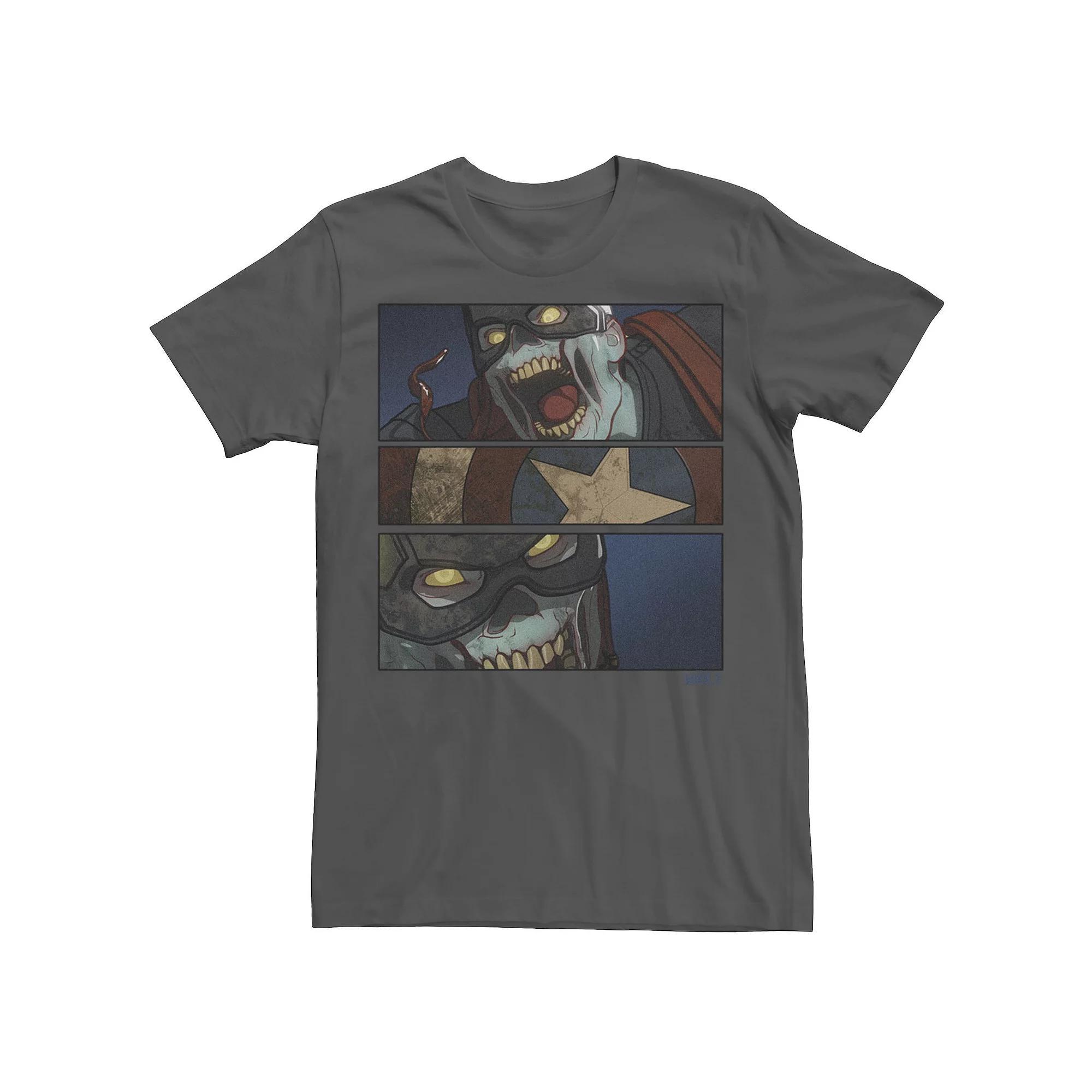 Disney's A Goofy Movie Big & Tall Powerline Atom Spray Graphic Tee, Men's, Size: 4XL Tall, Black Product Image