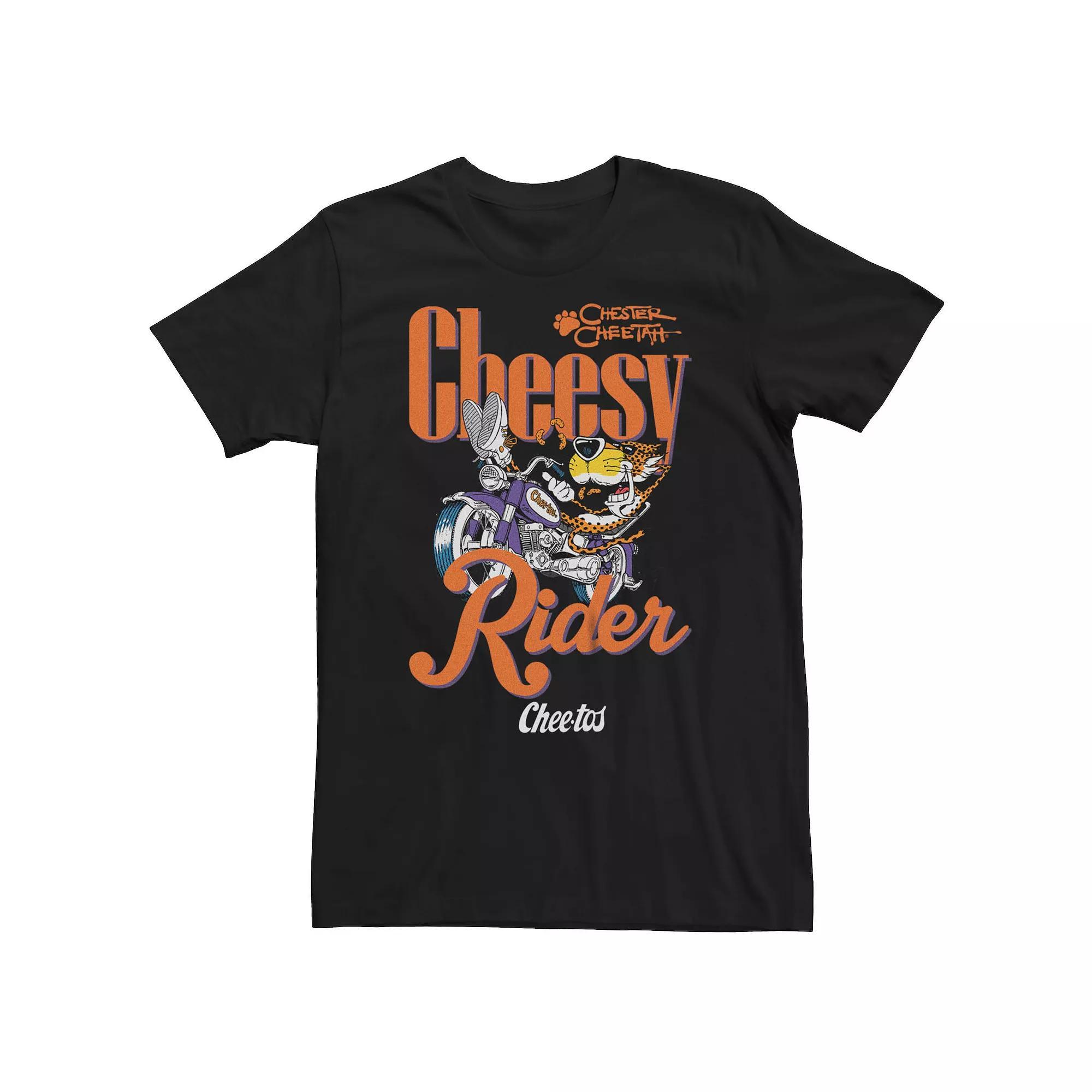 Big & Tall Chester Cheetos Cheesy Rider Tee, Men's, Size: XXL Tall, Black Product Image