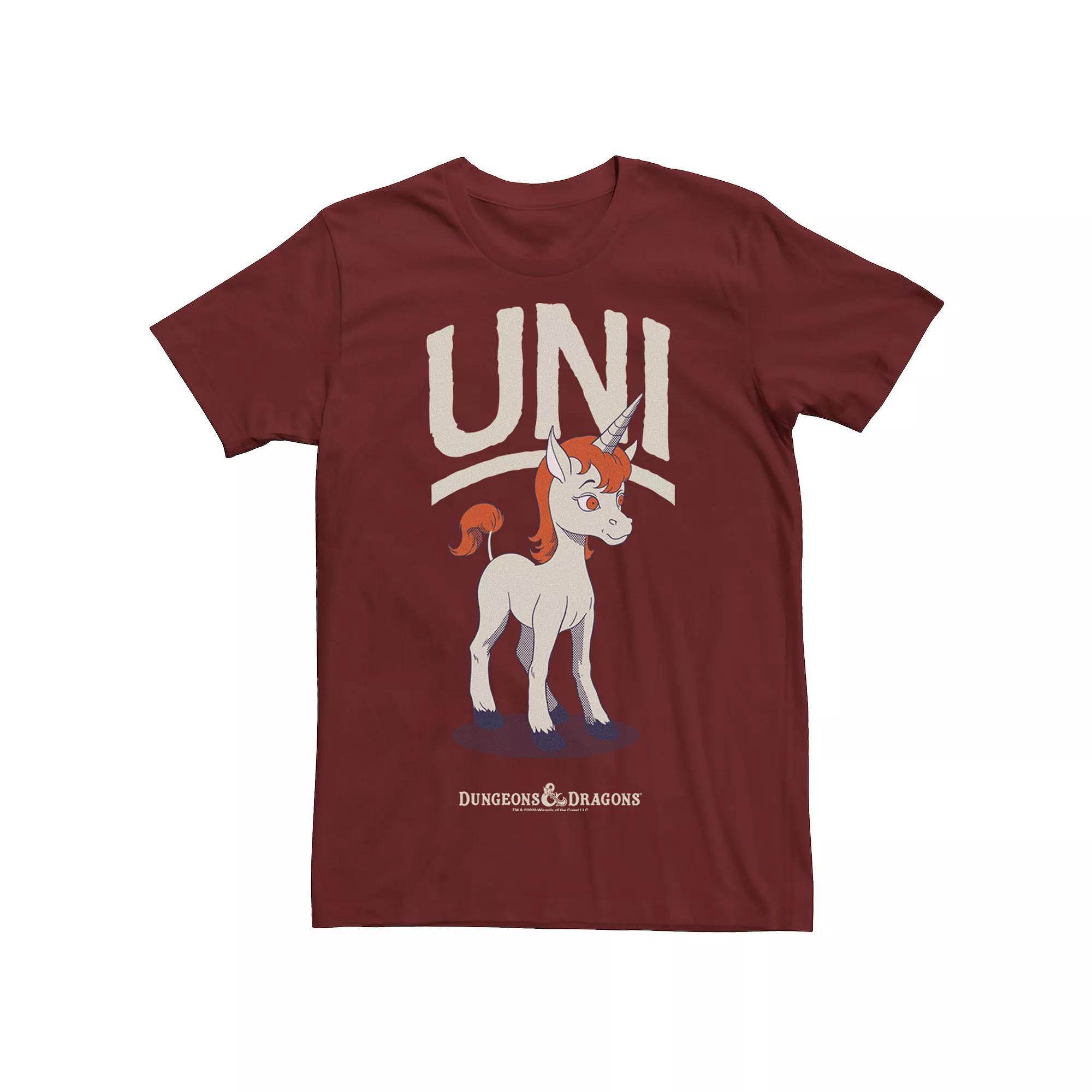 Men's Dungeons & Dragons Uni Simple Tee, Size: XL, Red Product Image