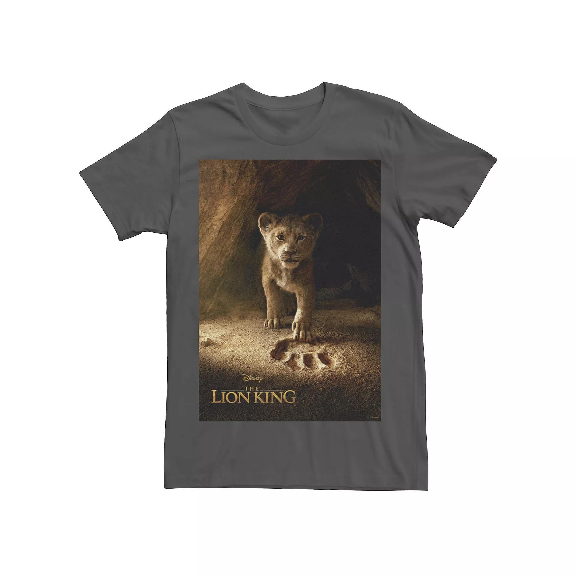 Disneys The Lion King Mens Simba Paw Live Action Movie Poster Tee Product Image