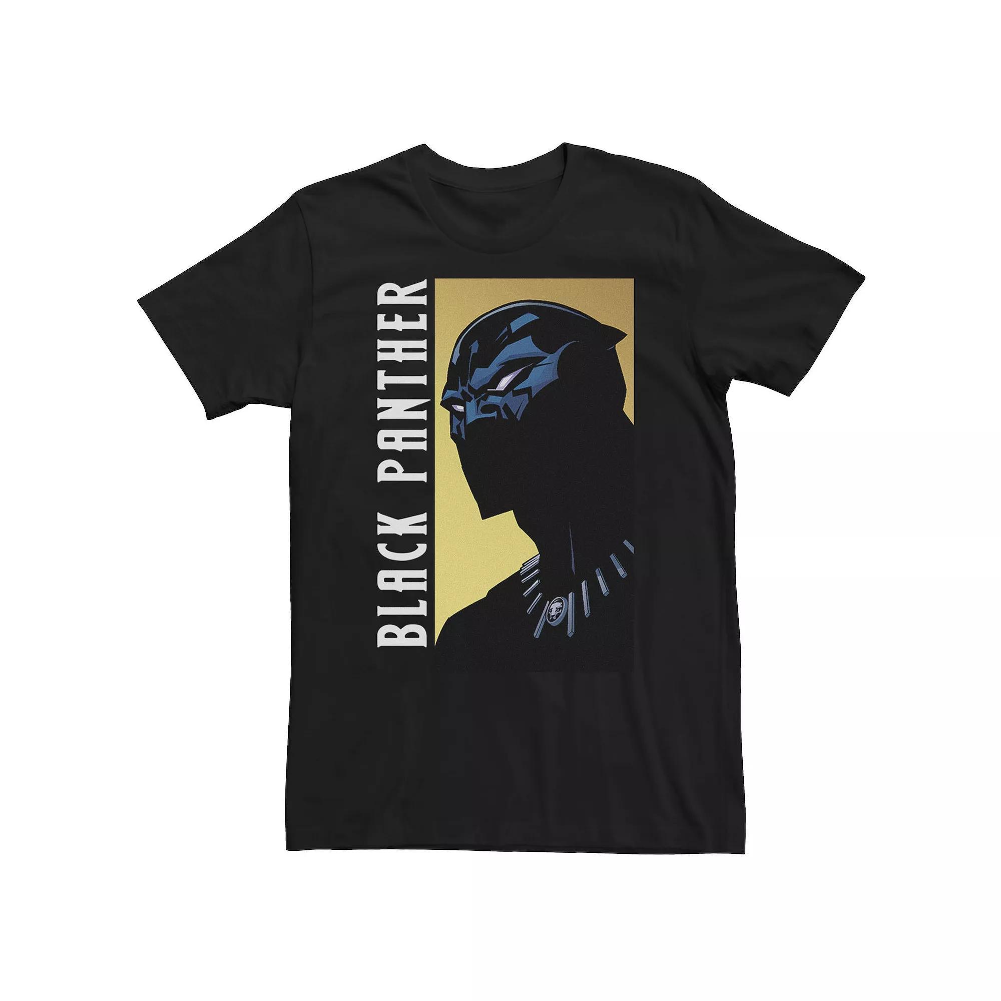Big & Tall Marvel Black Panther Character Profile Intro Tee, Men's, Size: 4XL Product Image