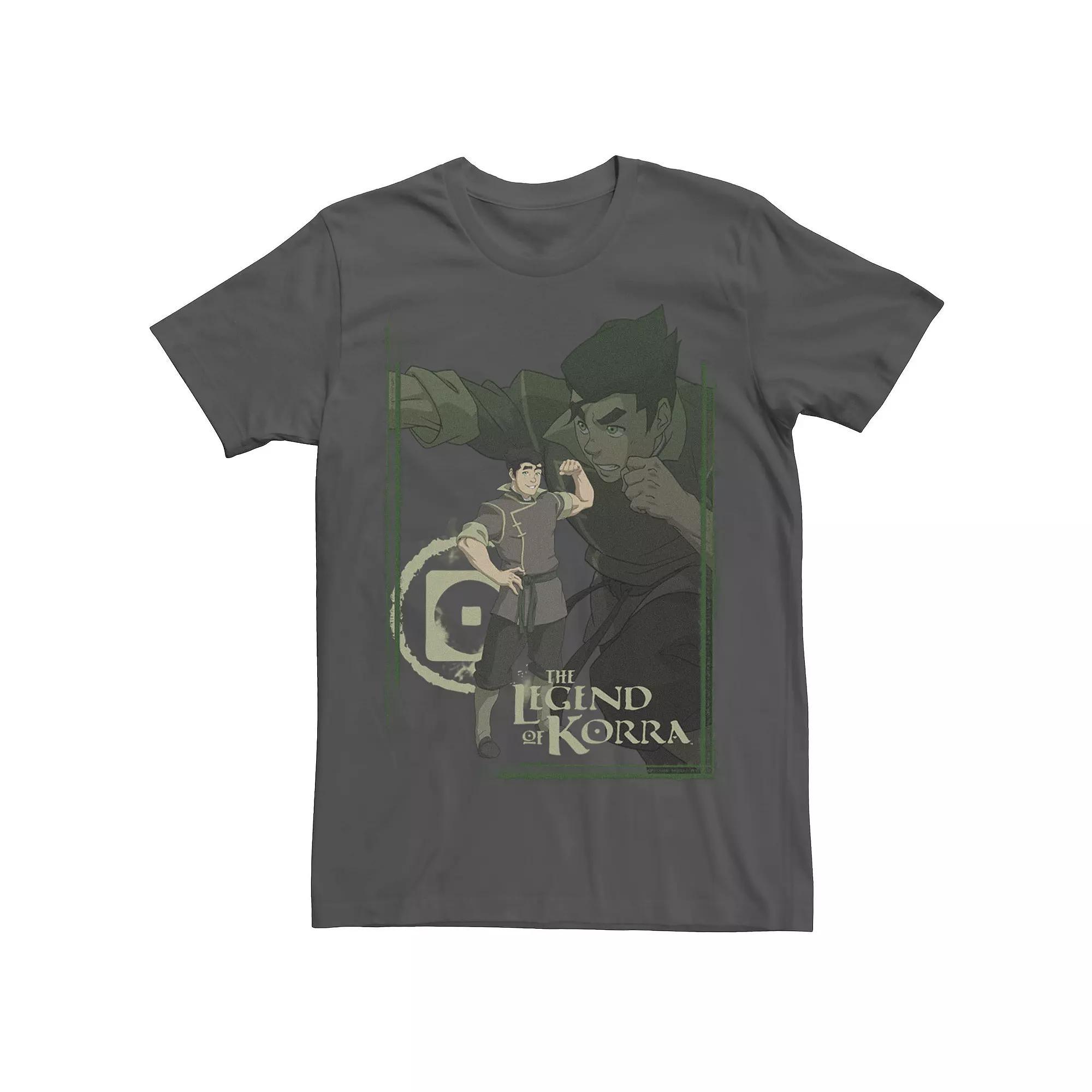 Men's The Legend Of Korra Bolin Collage Poster Tee, Size: 3XL, Kelly Product Image
