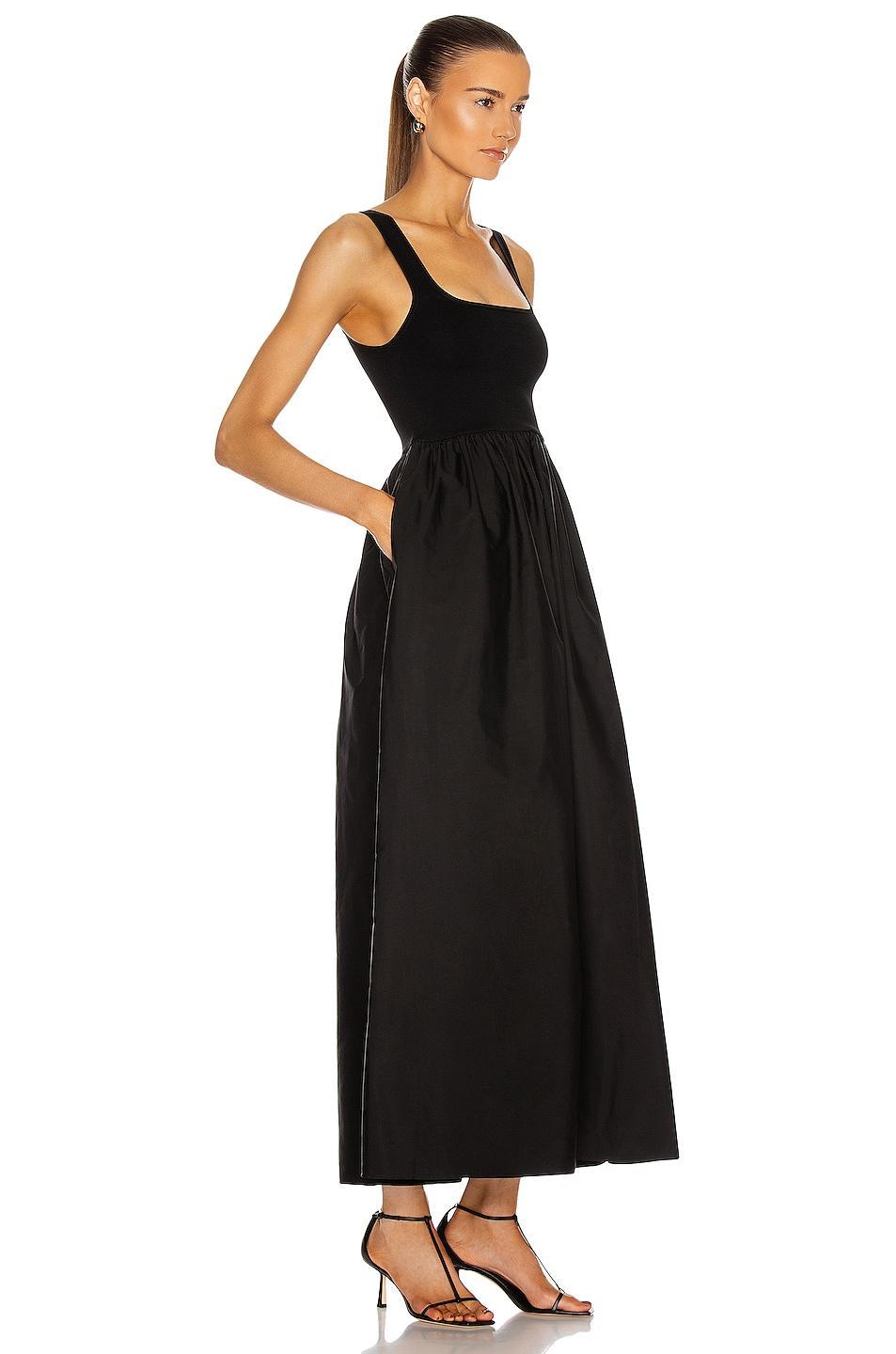 Matteau Knit and Cotton Maxi Dress Product Image