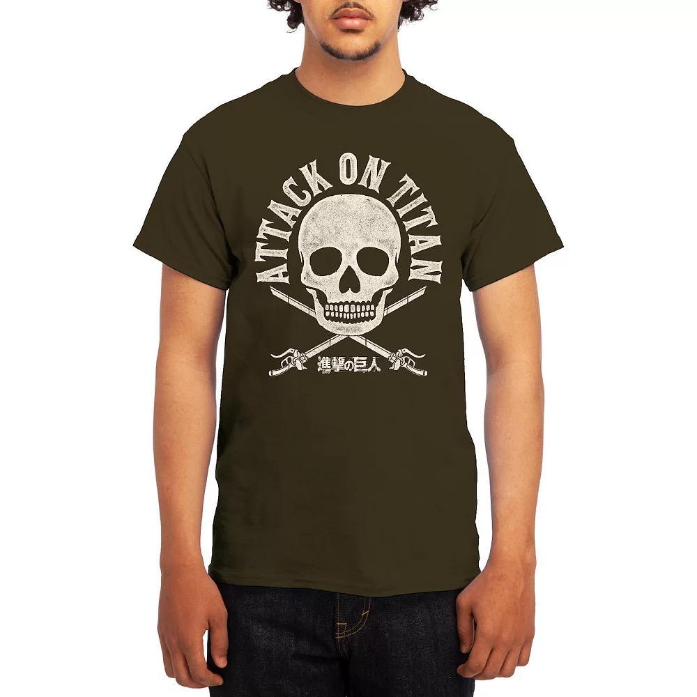 Men's Attack on Titan Red Titan Versus Titan Tee, Boy's, Size: Medium, Blue Product Image