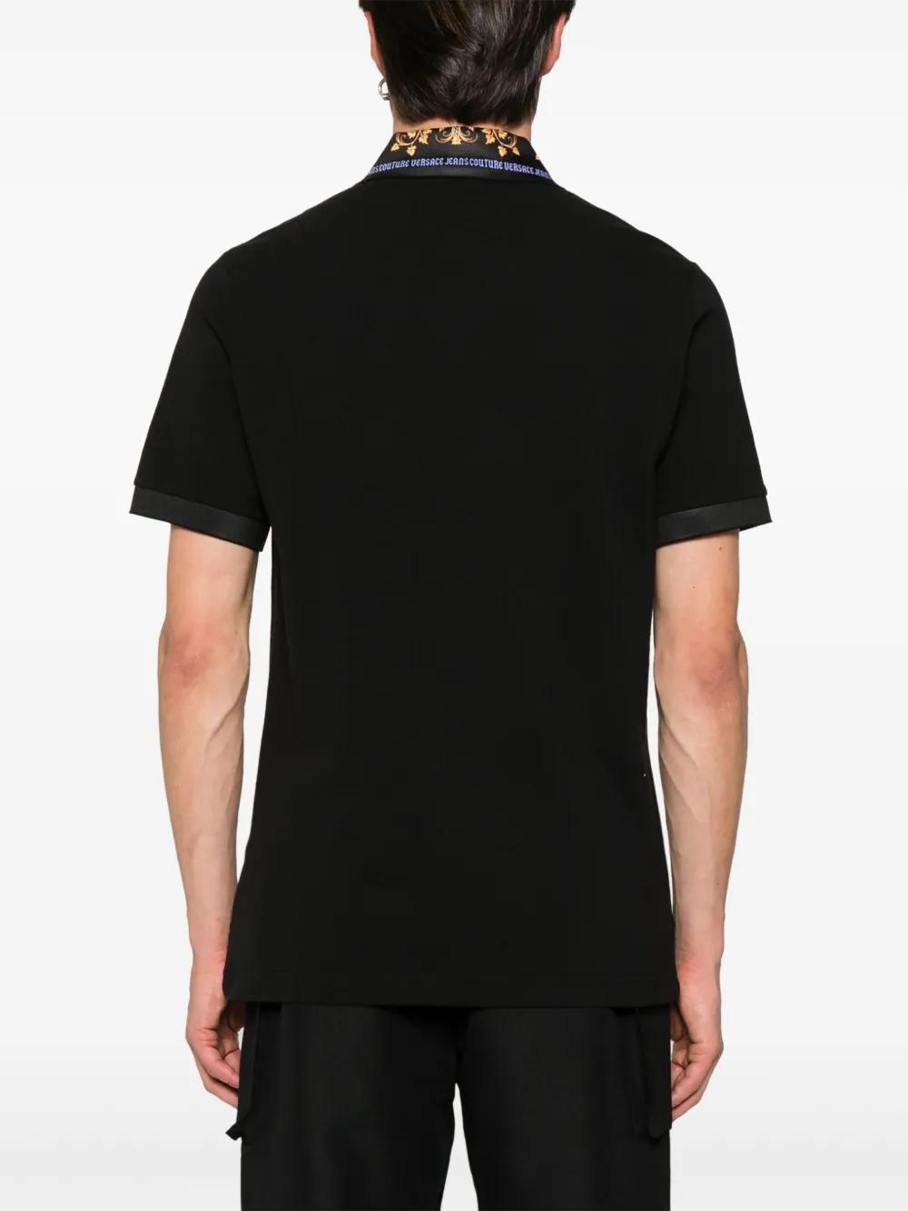 logo-embroidered cotton polo shirt Product Image